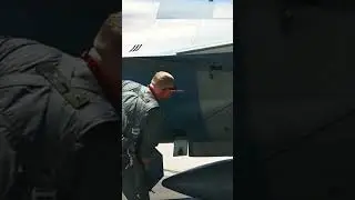 F-16 Viper Pre-Flight Inspection #military