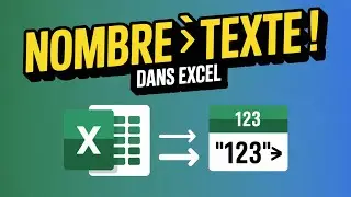 🔢📝 Excel: Convertir un NOMBRE en TEXTE facilement ! ⚡✅