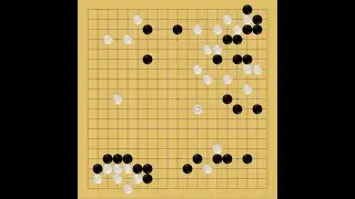 【囲碁の師匠katago自己対局観戦実況】47 二子局【囲碁】