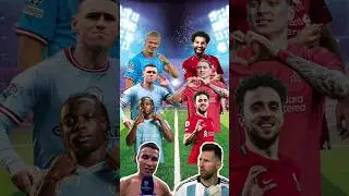 MANCHESTER CITY VS LIVERPOOL 🔥🥵 #salah #haaland #nunez #foden #jota #doku