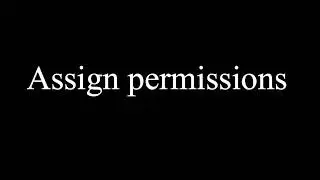 Manage users and permissions