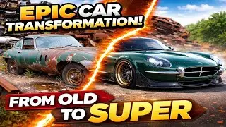ASMR Car Restoration Full Rebuild Jaguar E-Type Series 1 1963 | Abandoned to New