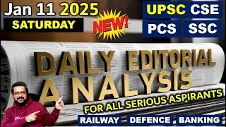 11 January 2025 | Editorial Discussion | Global Partnership for AI (GPAI) | Youth day | Vysh IAS