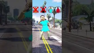 INVISIBLE CAR CHALLENGE RAINBOW Doll Soldier Squid Game in GTA 5 #gta5