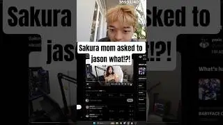 Jason&rsquo;s REACTION When Sakura&rsquo;s Mom Invites Him on Family Vacation! 😳📞💘 #gaming #streamerreaction