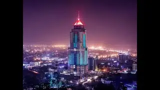 Beautiful Nairobi Skyline At night