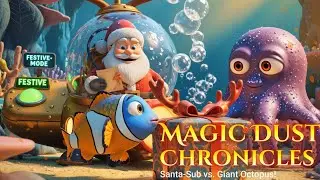 The Reindeer Submarine Adventure: Santa-Sub vs. Giant Octopus! 🎅🐙 Christmas 3D Animated Short Film ✨