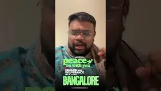 Peace Be With You | Healing & Deliverance Meeting | Pr. Tinu George | Bangalore