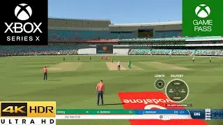 Cricket 22 (Xbox Series X) - 4K HDR 60 FPS - Gameplay