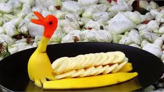Vegetable Carving Animal മൃഗങ്ങളുടെ രൂപം