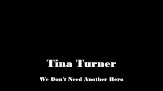 Tina Turner - We don't need another hero (Bass Cover)