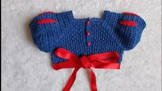 Vestido em crochê Branca de Neve parte 1 (pala)