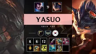 Yasuo Top vs Rumble - KR Challenger Patch 25.13