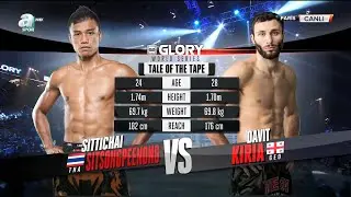 Sittichai Sitsongpeenong - Davit Kiria (GLORY28) Paris (T&uuml;rk&ccedil;e Anlatım)