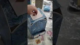 #Scrapbooking workshop. Making a cute box