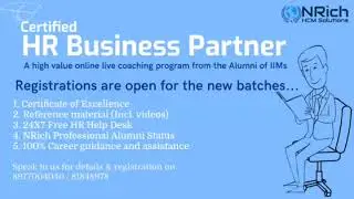 HR Business Partner Certification Program