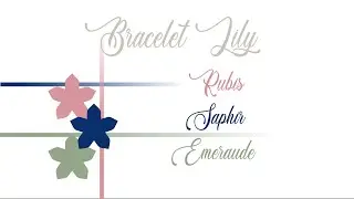 Bracelet LILY. Cr&eacute;ation de la maison Loulou & Sevrino