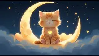 Gentle Baby Lullaby 🌙 Lumchik Falling Asleep on the Moon | Deep Sleep Music