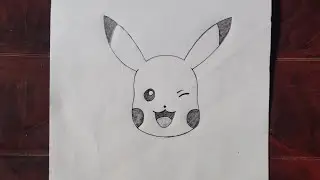 How to Draw Pikachu | Simple Cartoon Drawing