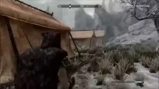 SKYRIM - Stormcloak Officer VS Imperial Camp