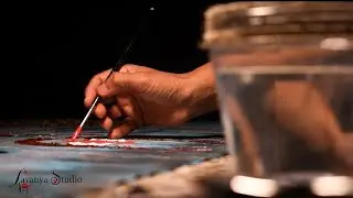  Cinematic Painting Video | Lord Shiva Wall Art | Shivji Painting Video | Broll video 