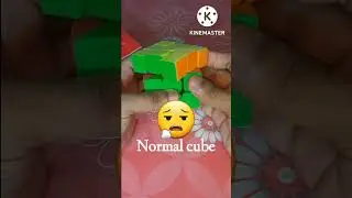 Magnetic cube vs normal cube #cube #cubeography #cubers #cubing #cubes #cuber #cuboderubik #cubing