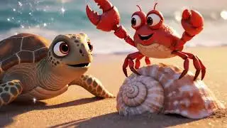 Baby Turtle&rsquo;s Ocean Journey with Red Crabs |Ocean Adventure Story for Kids