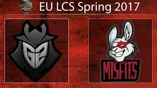 [LoL VODs] G2 vs MSF @Map2 | EU LCS Spring 2017 (28.01.2017)