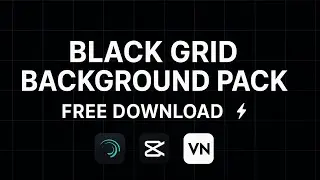 Black Grid Background Pack | Free Download ⚡