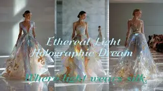 Ethereal Light &mdash; Transparent Holographic Wedding Dress
