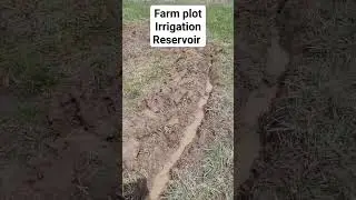 Farm Plot Irrigation Reservoir