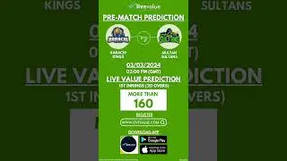 Karachi Kings vs Multan Sultans - Pre Match Prediction (03/03/2024) | T20 Match