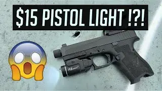 $13.99 Pistol Light?! SHOCKING Performance | EZShoot Weapon Light Review & Test