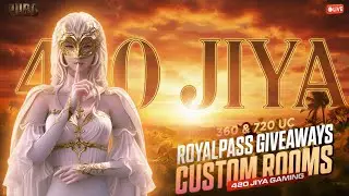 UNLIMETED RP & PRIZE POOL ONLY CUSTOM ROOM | PUBGMOBILE NEW UPDATE 4.2 | 420JIYA