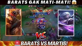 BARATS VS MARTIS GAK MATI-MATI! 💪 TANK KEBAL LAWAN FIGHTER BAR-BAR?! | Mobile Legends Gameplay