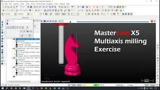 MasterCam X5 || Multiaxis Milling Exercise || Random Object