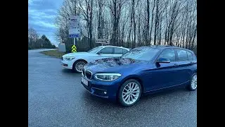 BMW 118i Co-Op Drive in the Rain