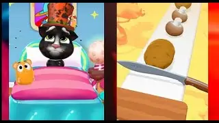 Perfect Slices or My talking tom 2 in Mini Phone 🌿🪻🌿