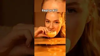 Real or AI | Frozen Lemon Slice Eating ASMS | Relaxing sounds #shotrs