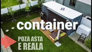 Container maritim in loc de terasa, bar, foisor...