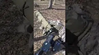 Folding Suppressor on HPA Airsoft Sniper Rifle!! 😮🚫🔈 #shorts