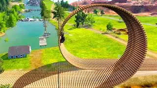 Cars vs Loop Bridge #1 &ndash; BeamNG.Drive