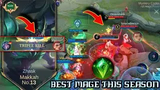 BEST MAGE THIS SEASON !! NEW ZHASK BURST DAMAGE BUILD THIS SEASON !! ZHASK BEST BUILD THIS SEASON