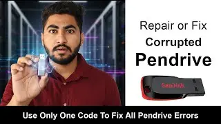 How to Fix Corrupted SanDisk Pendrive / Repair Pendrive Errors (2025 Tutorial)