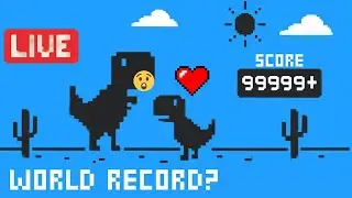 Chrome Dino LIVE 🔴 No-Blink FINALE 👀 Endgame Gets Wild