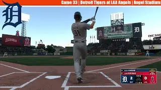 MLB The Show 25 | Detroit Tigers at LAA Angels | Game 33