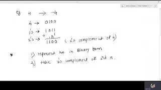 2's complement and arithmetic operations