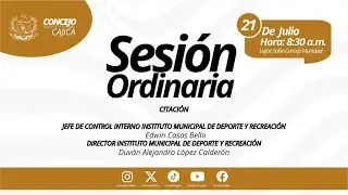 JULIO 21 DE 2025 -CONTROL INTERNO IMDR -DIRECTOR IMDR 2DO DEBATE PROYECTO DE ACUERDO 016