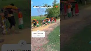 Kawad Yatra || complete 1000 comment Hindu 🔱❤️&zwj;🔥 || like share || #vote #voting #hindu #muslim #yt