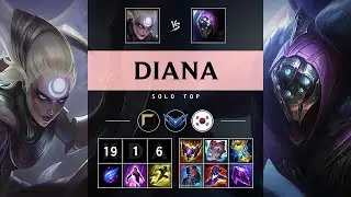 Diana Top vs Jax - KR Diamond Patch 25.18